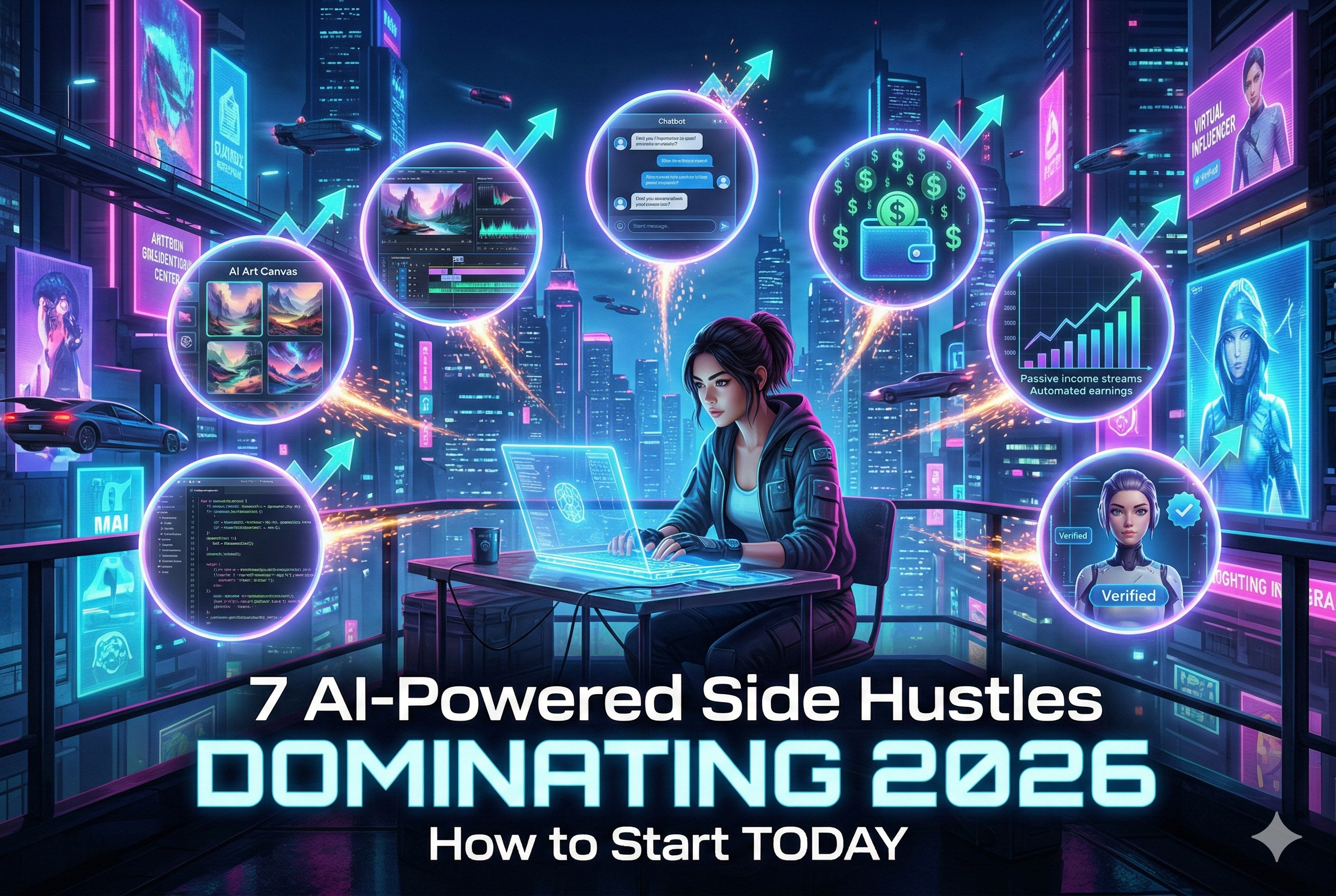 7 AI-Powered Side Hustles Dominating 2026 (And How to Start Today)